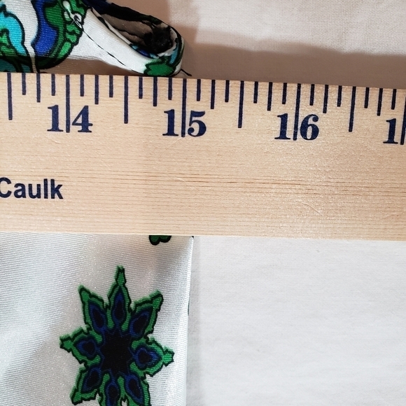 AB STUDIO Green and Blue Sleeveless Sleek Shirt Sz S - Picture 6 of 10